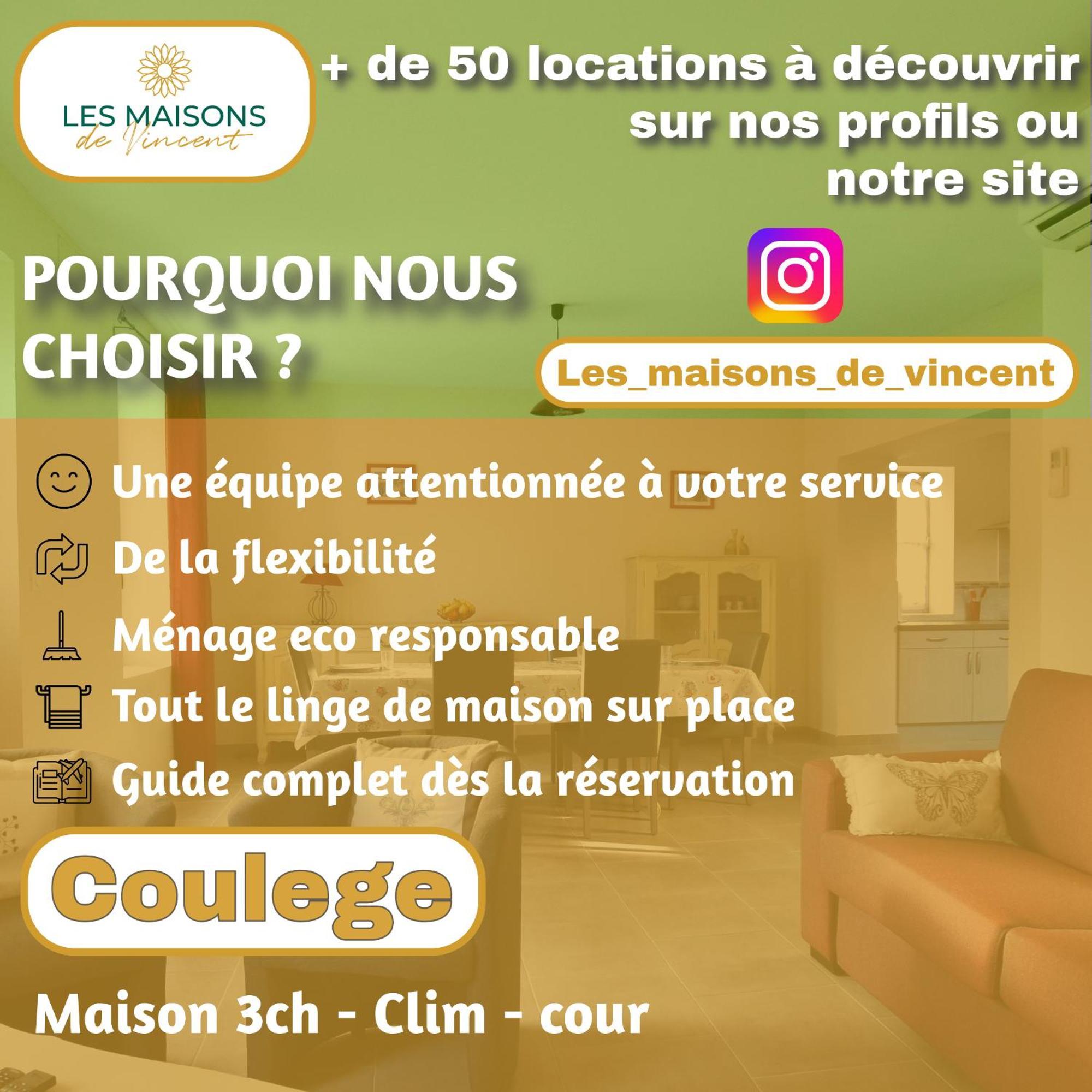 Coulège - Maison 3 chambres climatisées Arlés Exterior foto